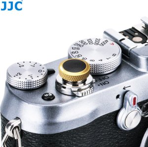 Pilot/wężyk spustowy JJC Przycisk spustu migawki JJC SRB Deluxe Soft Złoto - Czarny 2