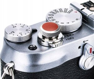 Pilot/wężyk spustowy JJC Przycisk spustu migawki SRB Deluxe Soft Srebrno - Brązowy 4