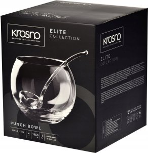Krosno Bola Elite KROSNO 4L waza z łyżką do ponczu kompot 3