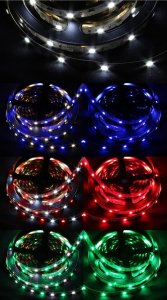 Taśma LED LVT Sterownik kontroler do taśm LED RGBW pilot do taśm led 12V/4x2A Sterownik kontroler do taśm LED RGBW pilot do taśm led 12V/4x2A 4