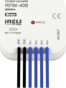 ELKO EP iNELS RF Control - uniwersalny bezpotencjałowy nadajnik, 4-kanały RFIM-40B 1