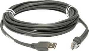 Kabel USB Zebra Zebra USB Cable: Series A kabel USB 4,5 m USB A Szary 1