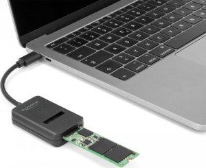 Stacja dokująca Delock - Schnittstellenadapter - M.2 - M.2 Card (PCIe NVMe & SATA) - USB-C 3.2 (Gen 2) - Schwarz 3