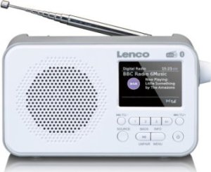 Radio Lenco Lenco PDR-036WH - DAB+/FM-Radio mit Bluetooth® - Weiß 1