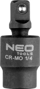 Neo Zestaw przegubów udarowych 3 szt., 1/4", 3/8", 1/2" 3