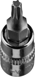 Neo Końcówka TORX TX15 na nasadce 1/4", krótka, 37 mm 3