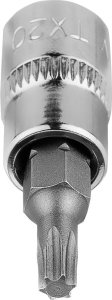 Neo Końcówka TORX TX20 na nasadce 1/4", krótka, 37 mm 5