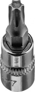 Neo Końcówka TORX TX27 na nasadce 1/4", krótka, 37 mm 3