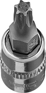Neo Końcówka TORX TX25 na nasadce 1/4", krótka, 37 mm 3