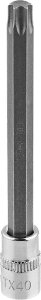 Neo Końcówka TORX TX40 na nasadce 1/4", długa, 87 mm 2
