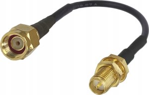 Kabel RF Connectors Pigtail SMA-RP gniazdo / SMA-RP wtyk RG174 - 1 m 1