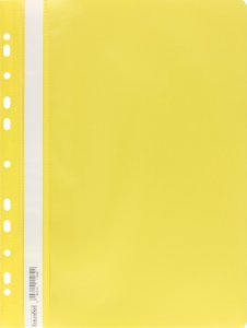 BIUR-FOL Skoroszyt plastikowy z perforacją A4 BIUR-FOL SPP-02-04 żółty PP 4