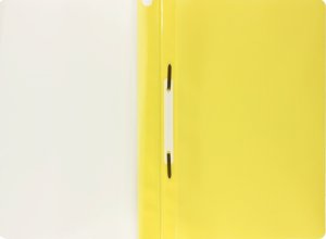 BIUR-FOL Skoroszyt plastikowy z perforacją A4 BIUR-FOL SPP-02-04 żółty PP 5