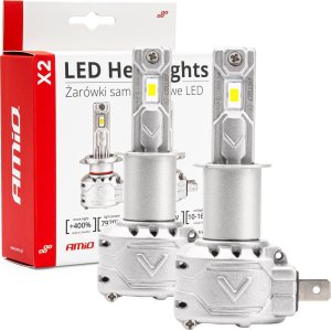 AMiO Żarówki samochodowe led seria x2 h3 6500k canbus amio-02971 1