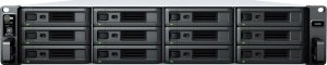 Serwer plików Synology SA6400 - NAS-Server - 12 gniazd - Rack - do zabudowy - RAID RAID 0, 1, 5, 6, 10, JBOD, RAID F1 - RAM 32 GB - Gigabit Ethernet / 10 Gigabit Ethernet - iSCSI Support - 2U 2