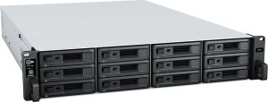 Serwer plików Synology SA6400 - NAS-Server - 12 gniazd - Rack - do zabudowy - RAID RAID 0, 1, 5, 6, 10, JBOD, RAID F1 - RAM 32 GB - Gigabit Ethernet / 10 Gigabit Ethernet - iSCSI Support - 2U 6