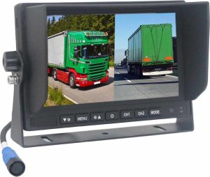 Expert PRO Monitor Heavy Duty 7 cali 4-PIN SPLIT 2 kanałowy z DVR 2