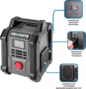 Radio budowlane Graphite 58GE128 8