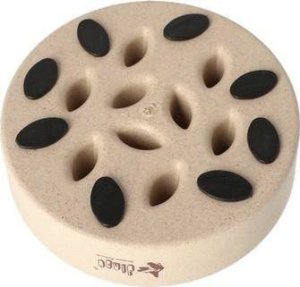 Dingo Bambusowa Miska dla Psa Spowalniająca Beż 410ml 15cm 3