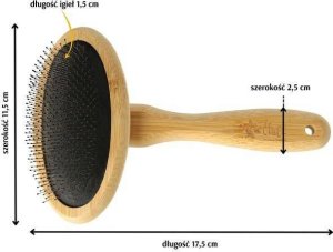 Dingo Dingo Bambusowa Szczotka Dla Psa Kota Igła Z Kulką M 3