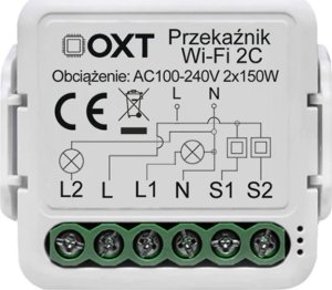 OXT MODUŁ OXT MINI PRZEKAŹNIK 2 OBWODY WIFI TUYA 1