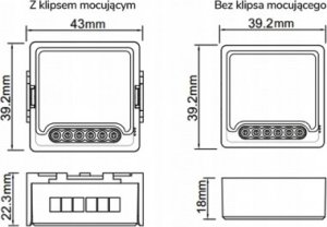 OXT MODUŁ OXT MINI STEROWNIK ROLET ZIGBEE TUYA 8
