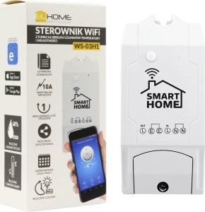 El Home STEROWNIK WIFI ''EL HOME'' WS-03H1 Z WYJŚCIEM NA CZUJNIK TEMPERATURY I WILGOTNOŚCI, AC 230V/ 10A 1