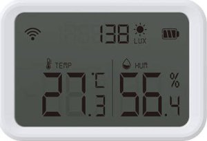 OXT CZUJNIK TEMPERATURY WILG. OŚWIETLENIA ZIGBEE TUYA 1