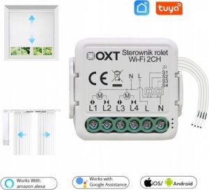 OXT MODUŁ MINI STEROWNIK 2 ROLETY WIFI TUYA 9