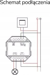 Tuya Przekaźnik 1 obwód WiFi + RF2.4 Seria SD TUYA 2