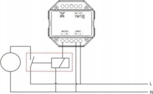 Tuya Przekaźnik 1 obwód WiFi + RF2.4 Seria SD TUYA 6