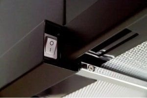 Okap Cata Hood TF 2003 600 GBK Telescopic Szerokość 60 cm 390 m³/h Mechanical control LED Czarny Glass 5