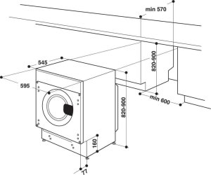 Pralka do zabudowy Whirlpool Įm.skalbimo mašina Whirlpool BI WMWG 71483E EU N 1