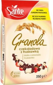 Sante SANTE Granola z Białą Czekoladą i Truskawkami - 350g 1