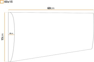 Ravio Panel tapicerowany - Tkanina Fancy 60x15 4