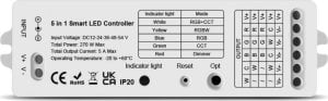 Tuya Kontroler LED 5w1 ZigBee + RF RGBW+CCT GL HUE TUYA 1