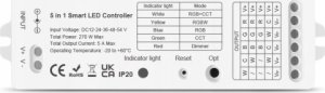 Tuya Kontroler LED 5w1 ZigBee + RF RGBW+CCT GL HUE TUYA 2