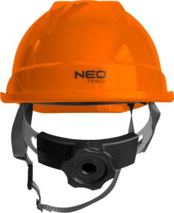 Neo Hełm przemysłowy z paskiem podbródkowym, pomarańczowy 2