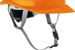 Neo Hełm przemysłowy z paskiem podbródkowym, pomarańczowy 4