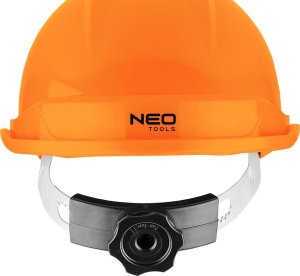 Neo Hełm przemysłowy z paskiem podbródkowym, pomarańczowy 5