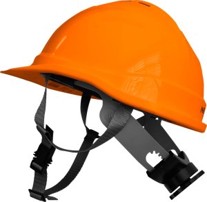Neo Hełm przemysłowy z paskiem podbródkowym, pomarańczowy 7