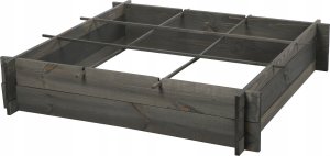 Wamar-Sosenka Drewniana grządka podwyższana ZP05 /100x100cm/ Szara Drewno Sosnowe 3