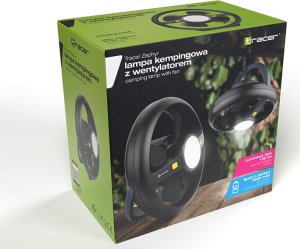 Tracer Przenośna lampa kempingowa z wentylatorem ZEPHYR 9