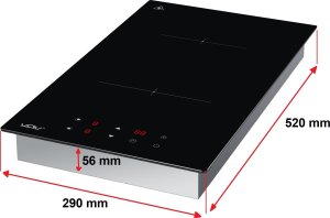 Płyta grzewcza VOV PŁYTA INDUKCYJNA 2 POLA DO ZABUDOWY WOLNOSTOJĄCA 3