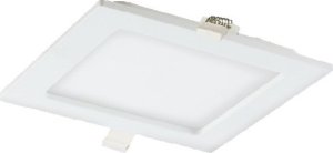 Orno AKMAN LED 12W, oprawa typu downlight, podtynkowa, kwadratowa, 800lm, 3000K, biała, wbudowany zasilacz LED 1