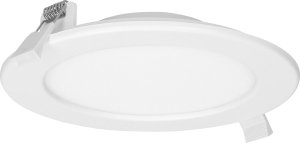 Orno EURUS LED 12W, oprawa downlight, podtynkowa, okrągła, 860lm, 4000K, biała, wbudowany zasilacz LED 1