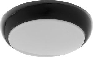 Orno KOKO oprawa LED, 12W, 4000K, 1200lm, czarna-polipropylen, klosz matowy-poliwęglan, IP44, IK10 1