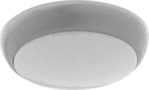 Orno KOKO oprawa LED, 12W, 3000K, 1100lm, srebrna-polipropylen, klosz matowy-poliwęglan, IP44, IK10 1