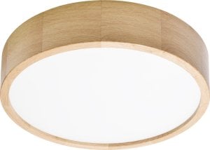 Lampa sufitowa Orno OVO plafon 3xE27, 3x24W, dębowy, klosz szklany matowy, IP20, ? 375 1