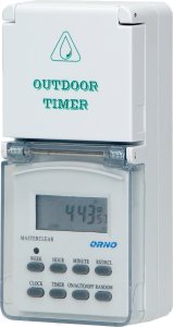 Orno Elektroniczny programator czasowy (Schuko), 8 programów, IP44 2